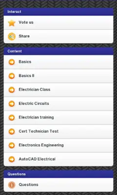 Electrician training android App screenshot 6